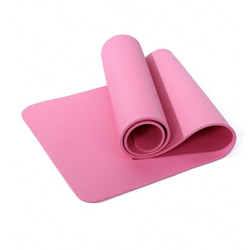 Premium Non-Slip Yoga & Pilates Mat – Perfect for Home Gym Workouts, Solid Color Fitness Exercise Mat