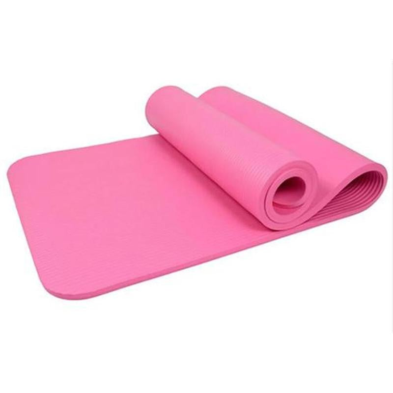 Premium Non-Slip Yoga & Pilates Mat – Perfect for Home Gym Workouts, Solid Color Fitness Exercise Mat